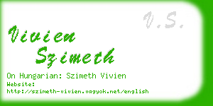 vivien szimeth business card